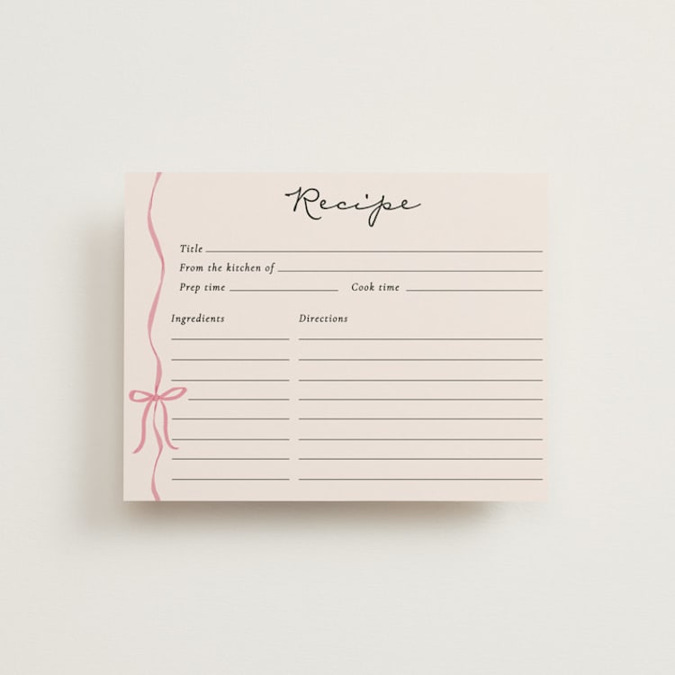 "Sparkling Champagne Tower" - Bridal Shower Insert Cards in Petal by Jackie Crawford - Front