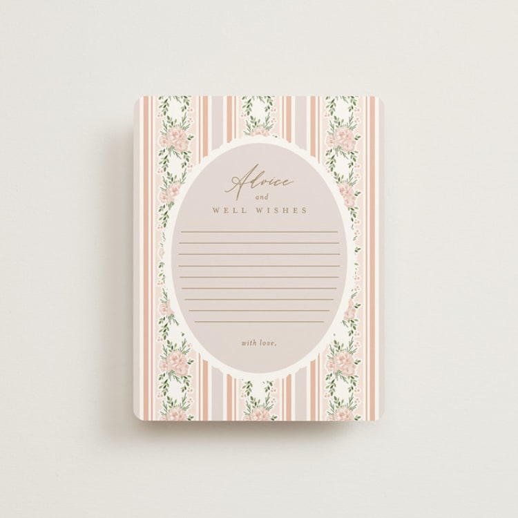 "Sweet Celebration" - Bridal Shower Insert Cards in Petal by Jennifer Postorino - Front