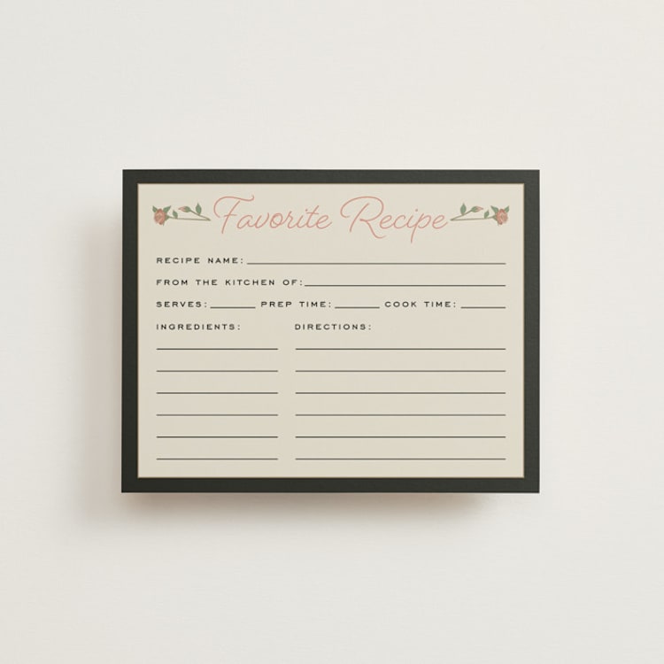 "Perfect Pair" - Bridal Shower Insert Cards in Cupcake by Heather Schertzer - Front
