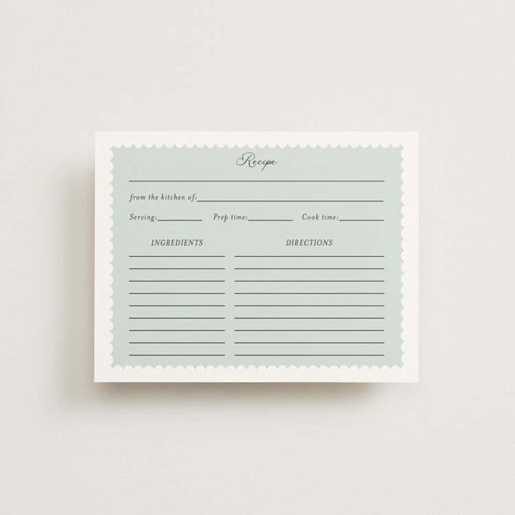 "blooming" - Bridal Shower Insert Cards in Blush by Susan Moyal - Front