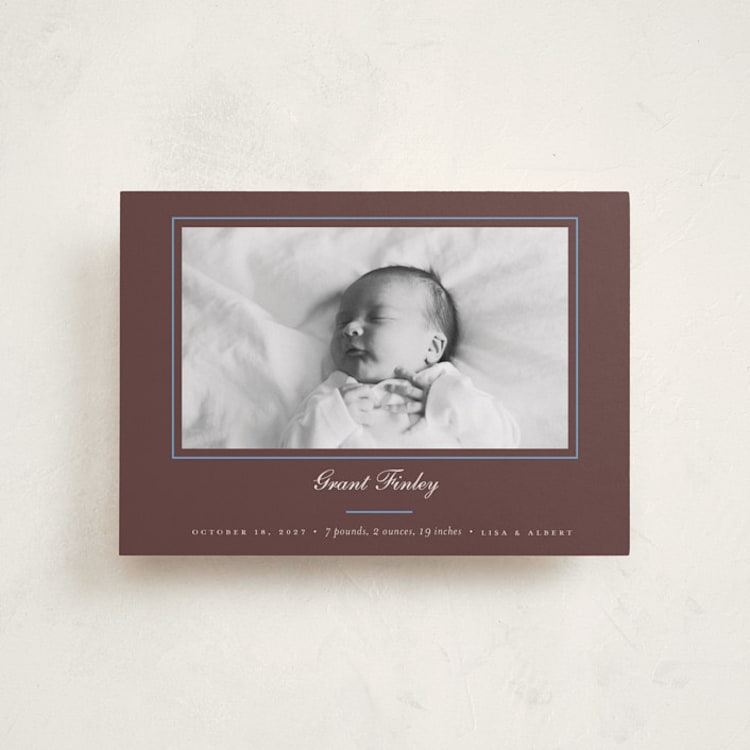 "Peanut" - Birth Announcements in Teddy Bear by Alston Foster - Front