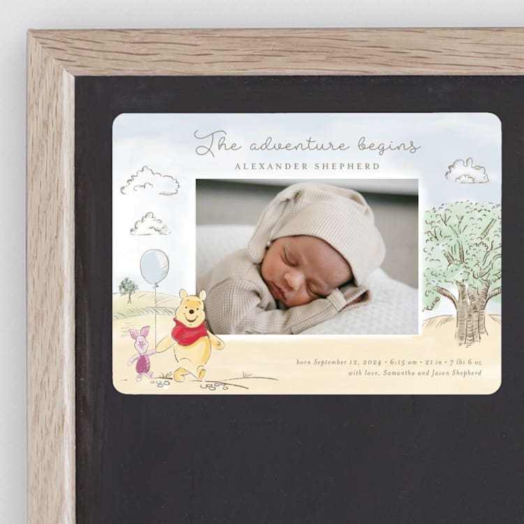 "Winnie Adventure" - Birth Announcements in Sand by frau brandt - Front