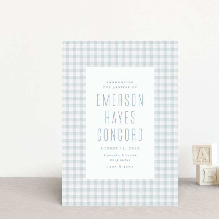 "Charming" - Birth Announcements in Cloud by Lea Delaveris - Front