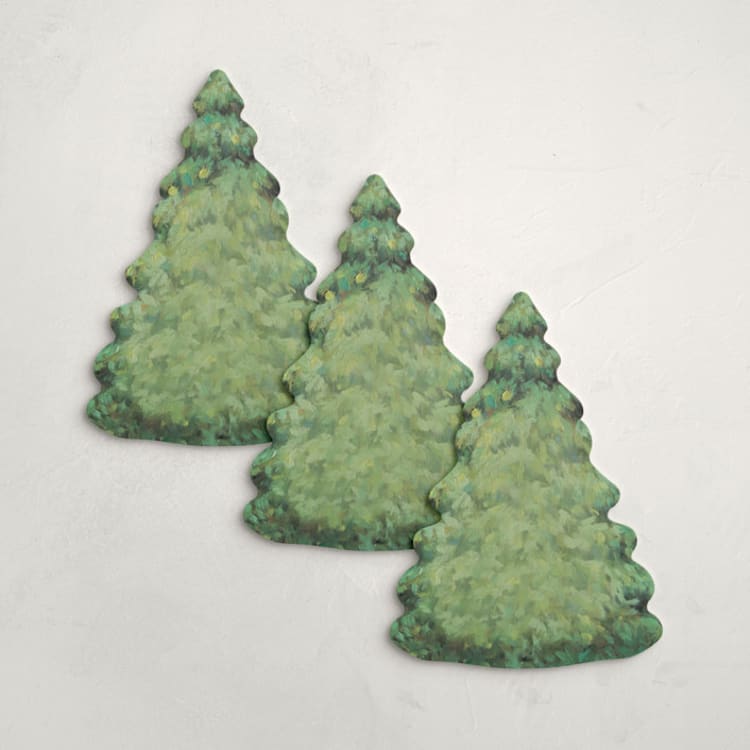 "Balsam (set of 12)" - Place Card Sets in Green by Wendy Keller - Front