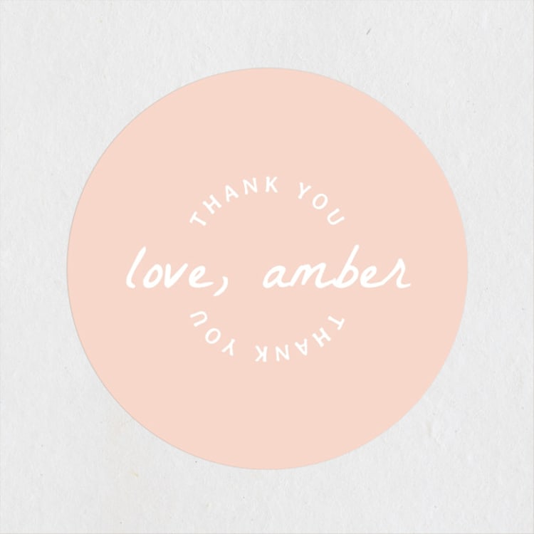 "Beach Bachelorette" - Wedding Favor Stickers in Seafoam by Erin Kessler - Front