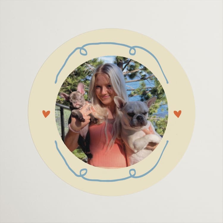 "Cin Cin" - Wedding Favor Stickers in Verona by Stephanie Heinrich Godbout - Front
