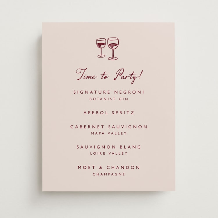 "Winery" - Bar Signs in Wine by Katharine Watson - Front