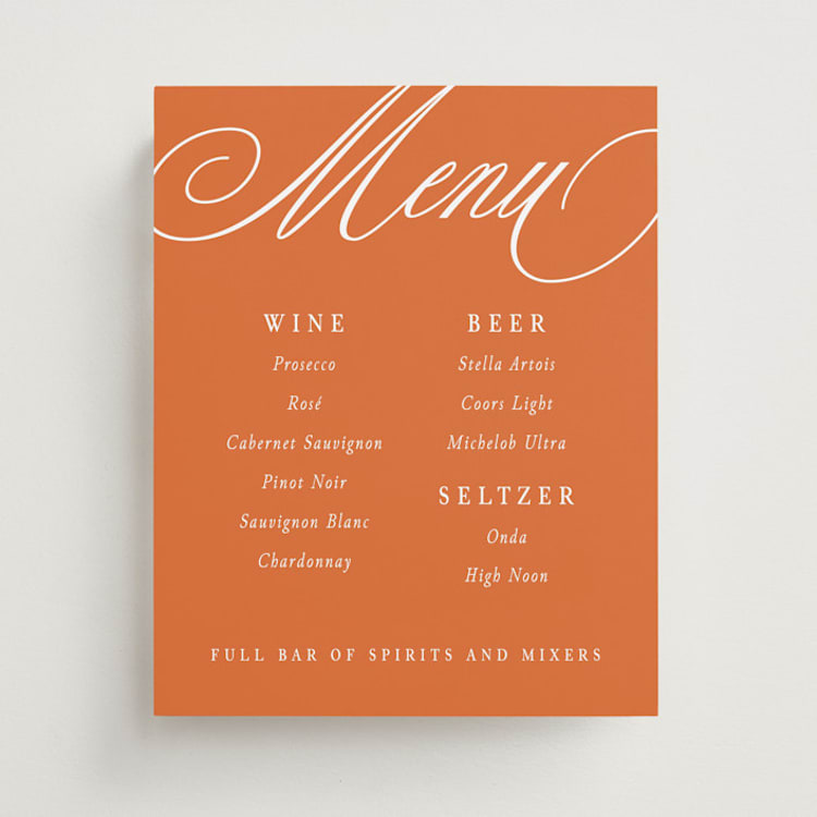 "Bold Background" - Bar Signs in Sunset by Erin German - Front