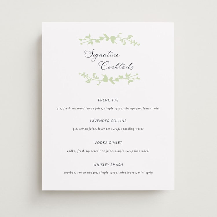 "Flower Garden" - Bar Signs in Spring by Susan Moyal - Front