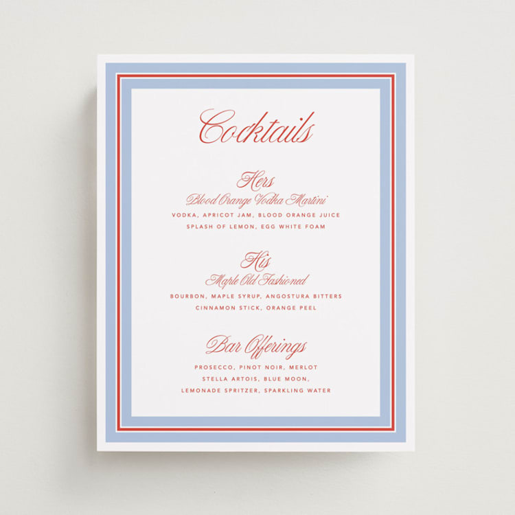 "Charm" - Bar Signs in Strawberry by Kelly Watkins - Front