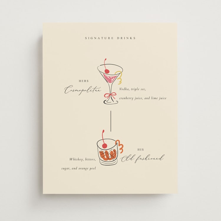 "DrinksWed" - Bar Signs in Champagne by samovilka - Front