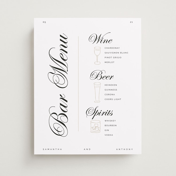 "Glam Bar" - Bar Signs in Cloud by Zani van Zyl - Front