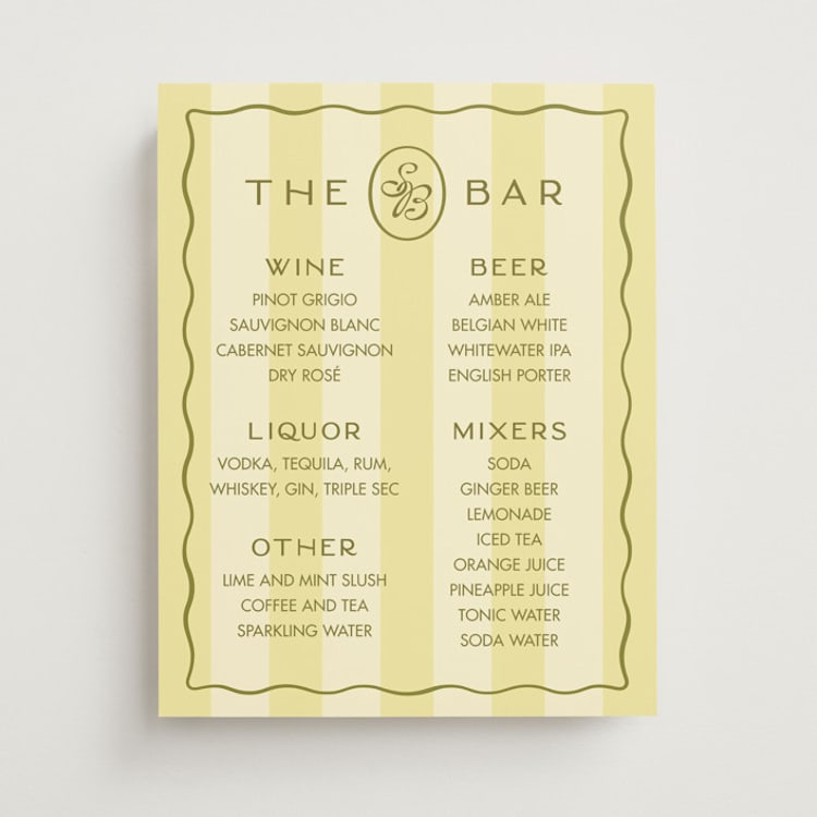 "Fresh Prep" - Bar Signs in Lemongrass by Sam Dubeau - Front