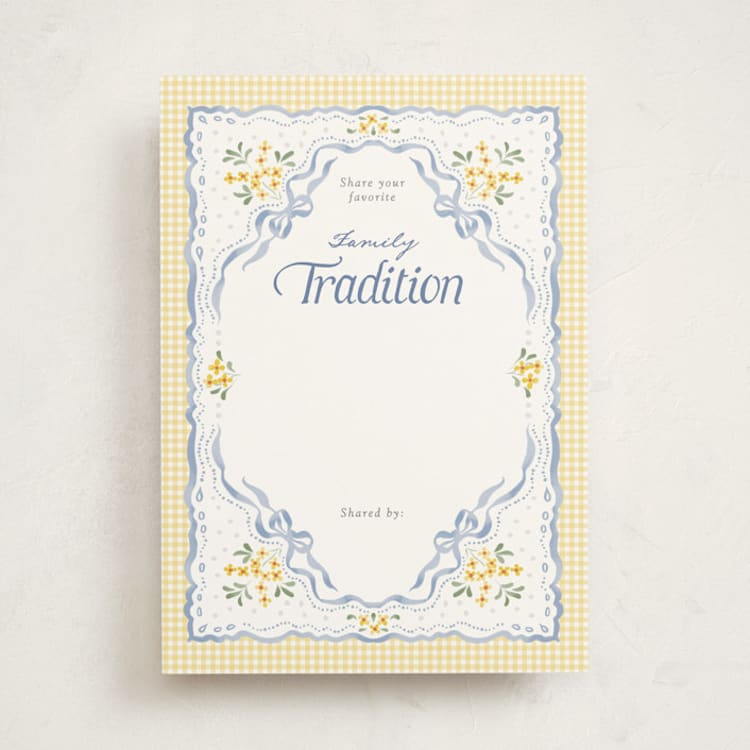 "Baby Eyelet" - Baby Shower Activity Cards in Sunshine by Erin L. Wilson - Front