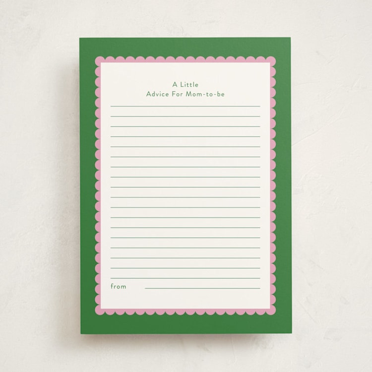 "Derby Party" - Baby Shower Activity Cards in Bubblegum by Ashlee Townsend - Front
