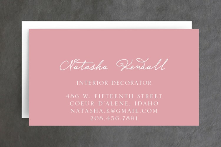 "Matroshkas" - Business Cards in Peony by Bonjour Paper - Front