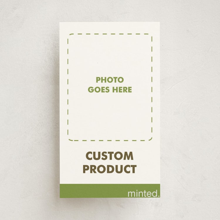 "Minted Custom" - Business Cards in Charcoal by Minted Custom - Front