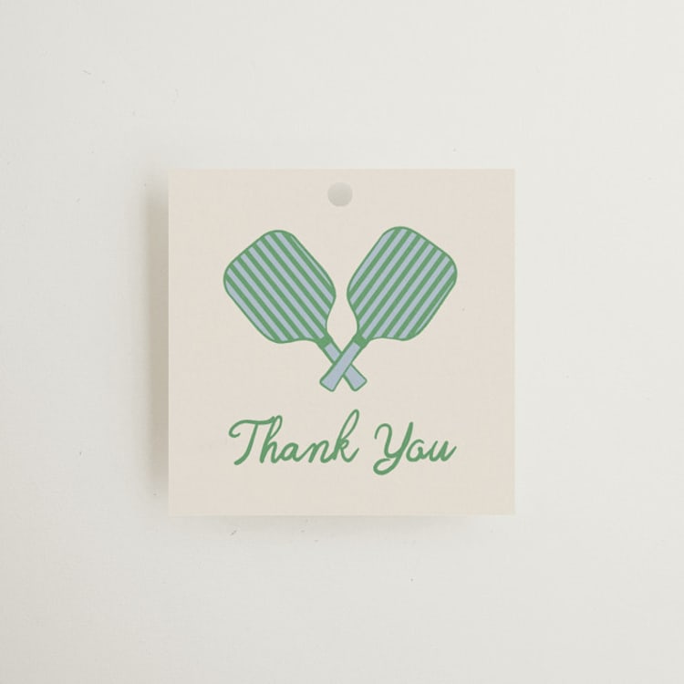 "Lawn Party" - Bridal Shower Favor Tags in Picnic by Kelly Watkins - Front