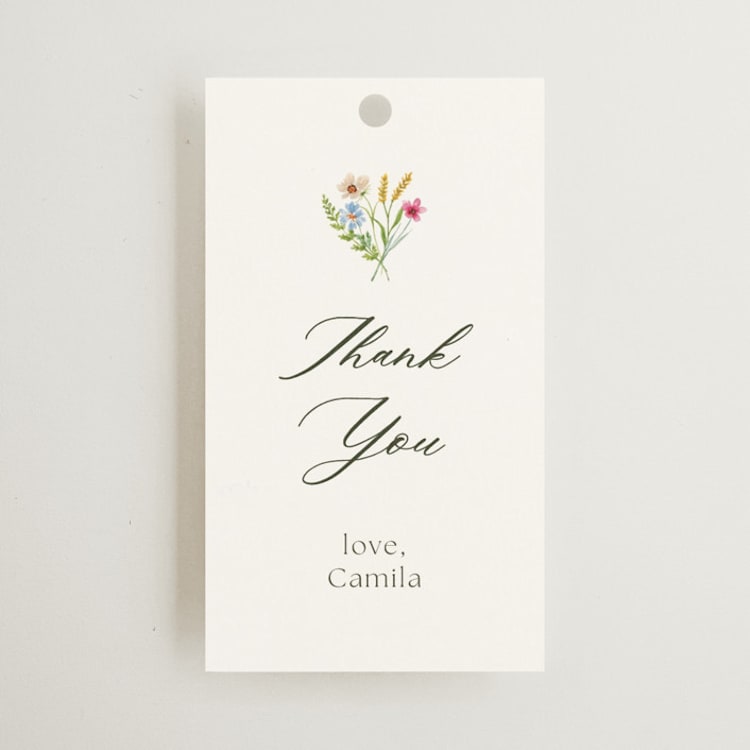 "Bright Garden" - Bridal Shower Favor Tags in Garden by Yaling Hou Suzuki - Front