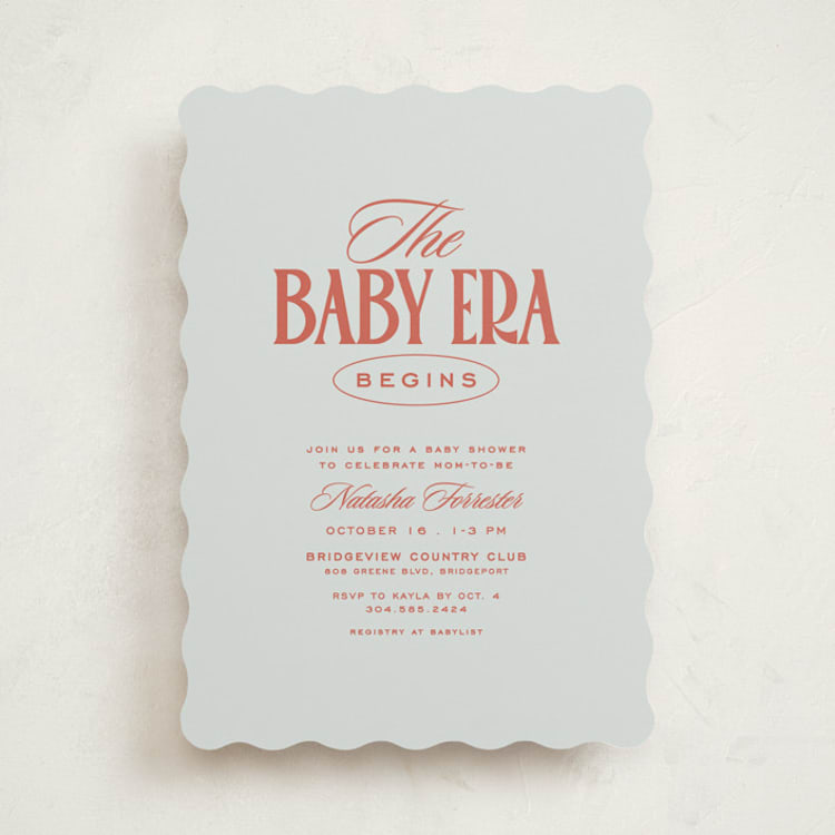 "Baby era" - Baby Shower Invitations in Seashore by Lea Delaveris - Front