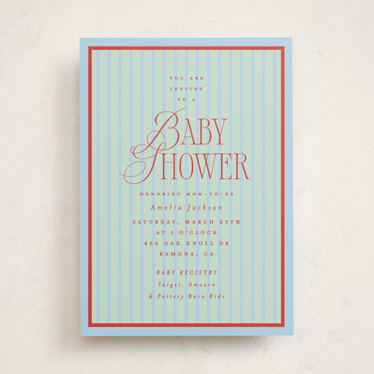 "Gelato" - Baby Shower Invitations in Sundae by Nazia Hyder - Front