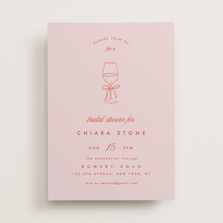 "Celebrate" - Bridal Shower Invitations in Resort by Kelly Schmidt - Front