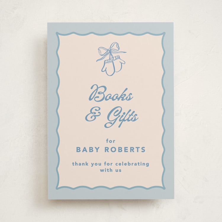 "Apres Ski" - Baby Shower Party Signs in Frost by Creo Study - Front