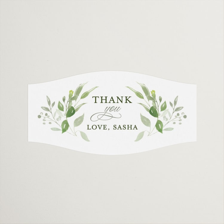 "Verdure" - Bridal Shower Favor Stickers in Garden by Leah Bisch - Front