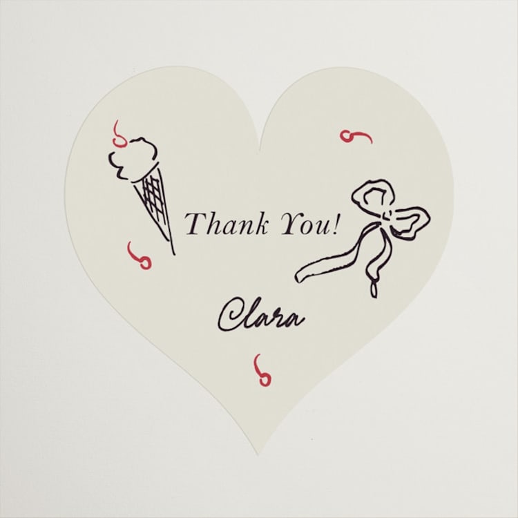 "Sweets & Treats" - Bridal Shower Favor Stickers in Licorice by Sarah Rosenthal - Front