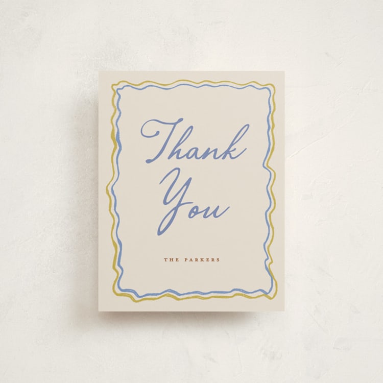 "Starlight" - Flat Birth Announcement Thank You Cards in Rainbow by Maja Cunningham - Front