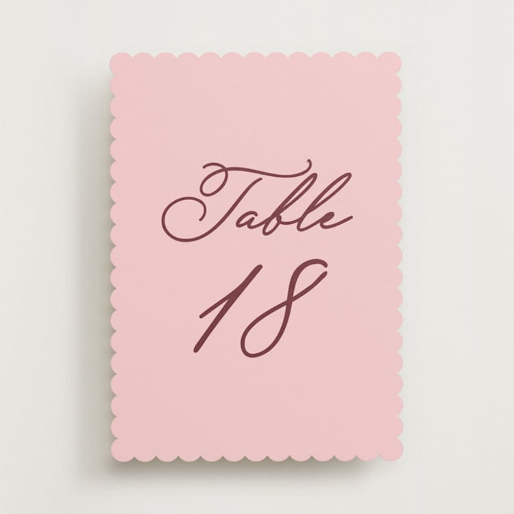"Elizabeth Love (set of 20)" - Table Number Sets in Love by Helena Vitto - Front