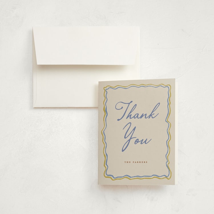 "Starlight" - Birth Announcement Thank You Cards in Rainbow by Maja Cunningham - Front