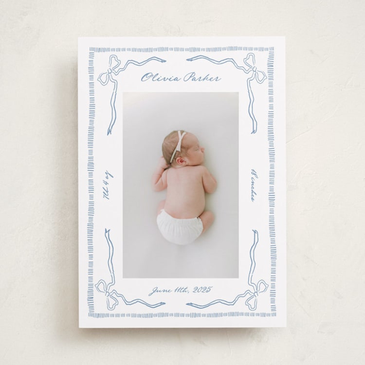 "Arabella" - Birth Announcements in Sky by Jelena Vuletic - Front