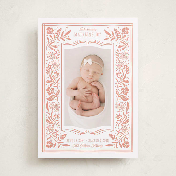 "Storybook" - Birth Announcements in Sweet by Erin German - Front
