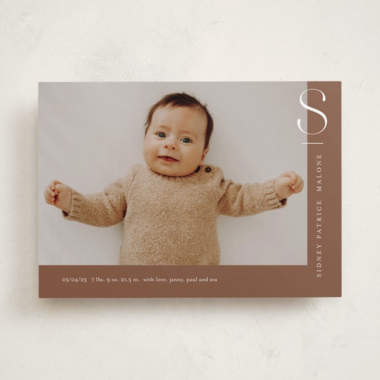 "fresh air" - Birth Announcements in Rust by Stacey Meacham - Front