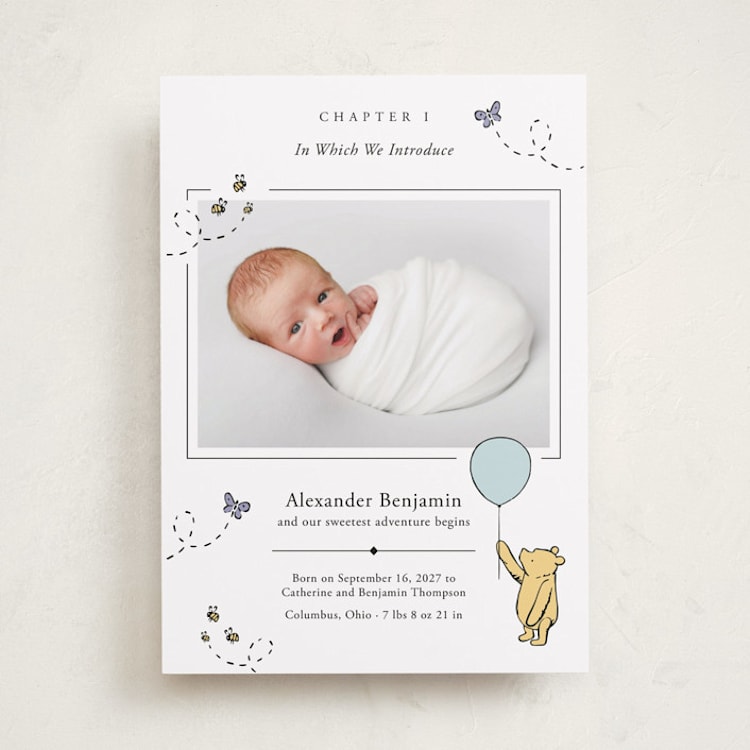 "Disney Sweetest Adventure" - Birth Announcements in Cloud by Heather Schertzer - Front