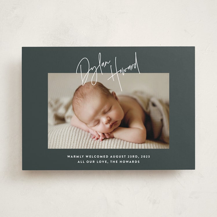 "Headline" - Birth Announcements in Hunter by JoAnn Jinks - Front