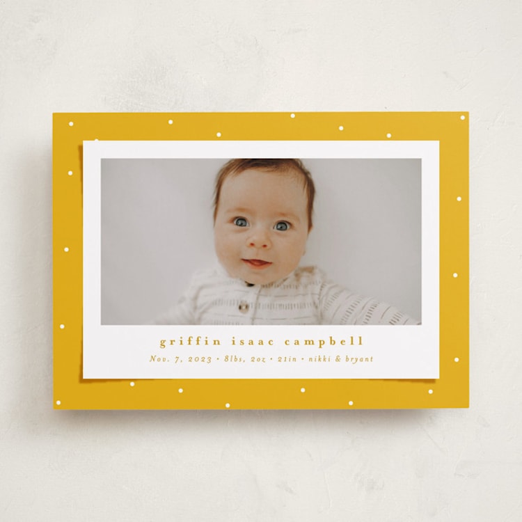 "Blanket" - Birth Announcements in Bee by Lea Delaveris - Front