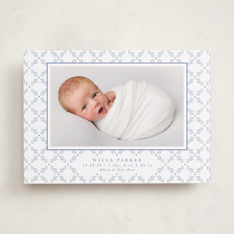 "Sweet Sprigs" - Birth Announcements in Could Nine by Alston Foster - Front
