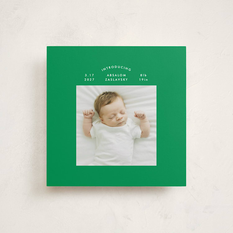 "my child" - Birth Announcements in Grass by Phrosné Barwood - Front