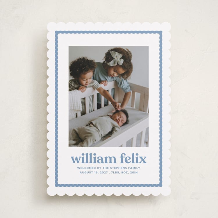 "First impression" - Birth Announcements in Water by Lea Delaveris - Front