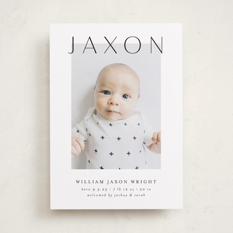 "Lift" - Birth Announcements in Ash by Lehan Veenker - Front