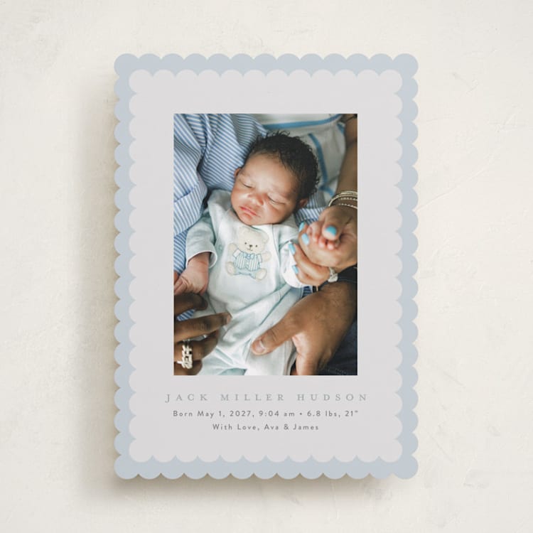 "Charmed" - Birth Announcements in Sky by Nicoletta Savod - Front