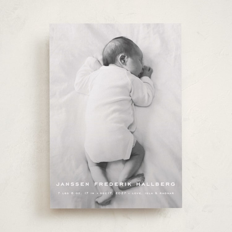 "pastizzi" - Birth Announcements in Pearl by chocomocacino - Front