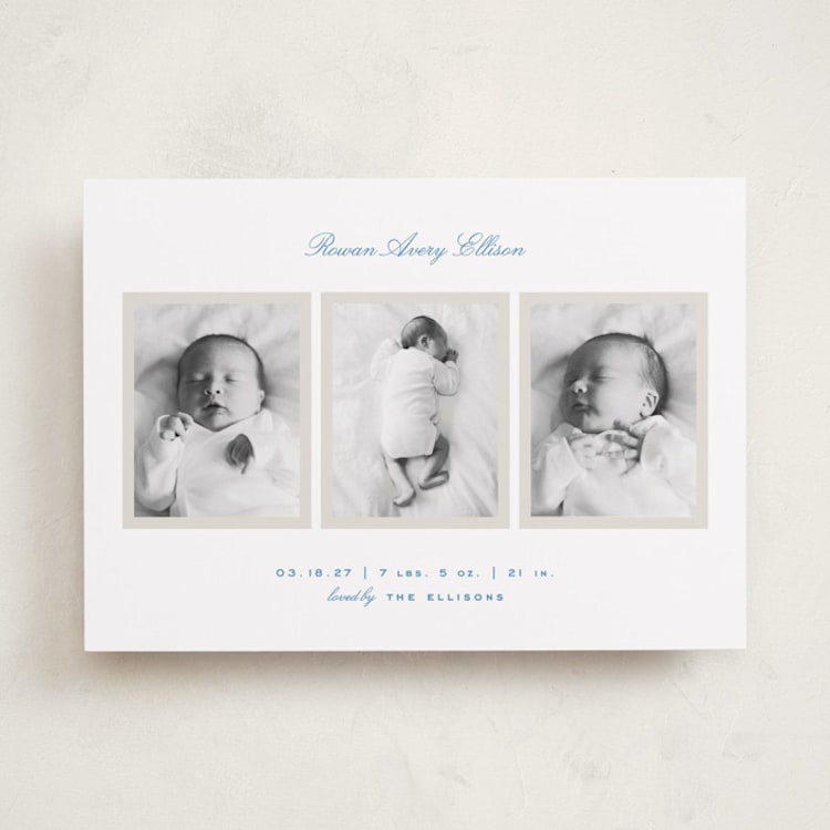 "Opus" - Birth Announcements in Tugboat by Alexandra Cohn - Front