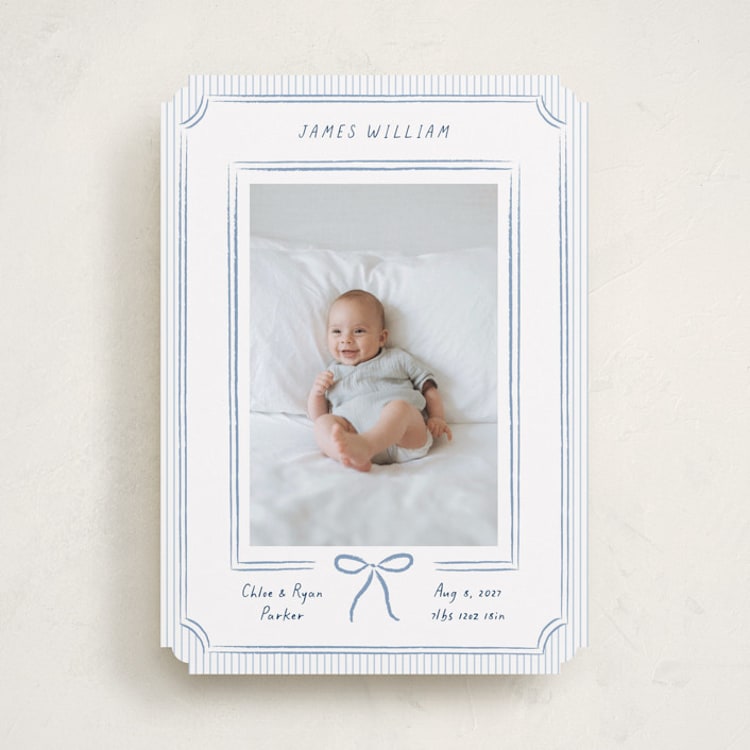 "A Little Dream" - Birth Announcements in Sea by Elly - Front