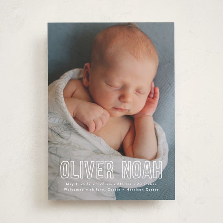 "little name" - Birth Announcements in Glacier by Susan Asbill - Front