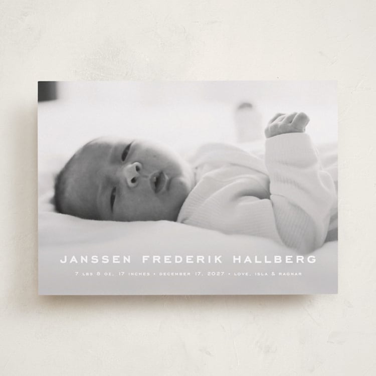 "pastizzi" - Birth Announcements in Pearl by chocomocacino - Front