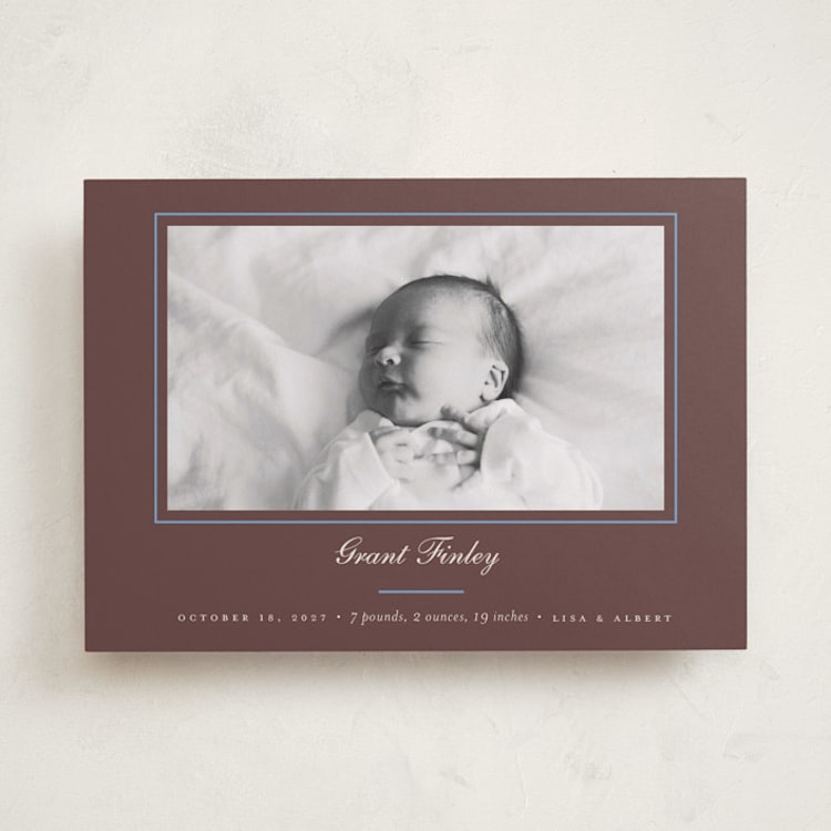"Peanut" - Birth Announcements in Teddy Bear by Alston Foster - Front