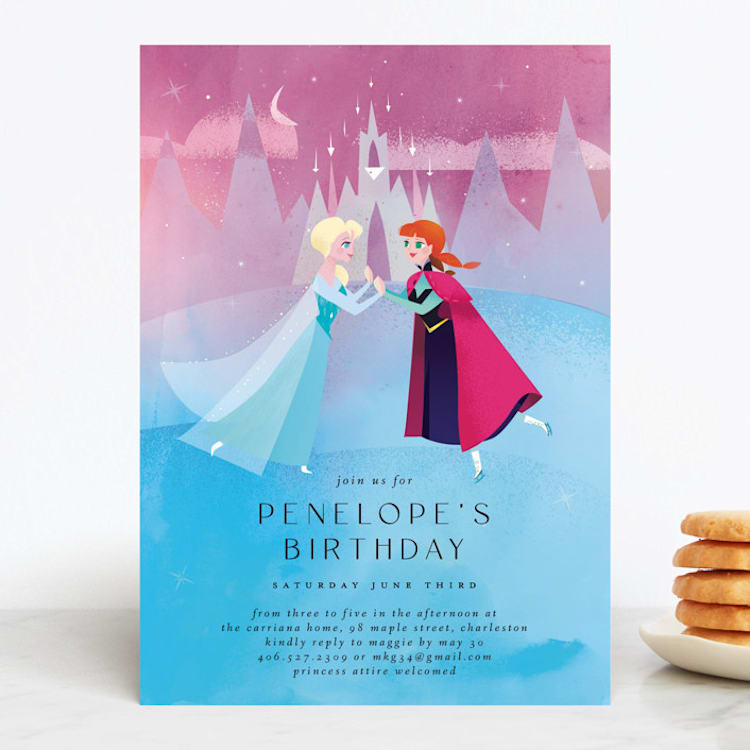 Elsa and Anna from Disney's Frozen by Lori Wemple